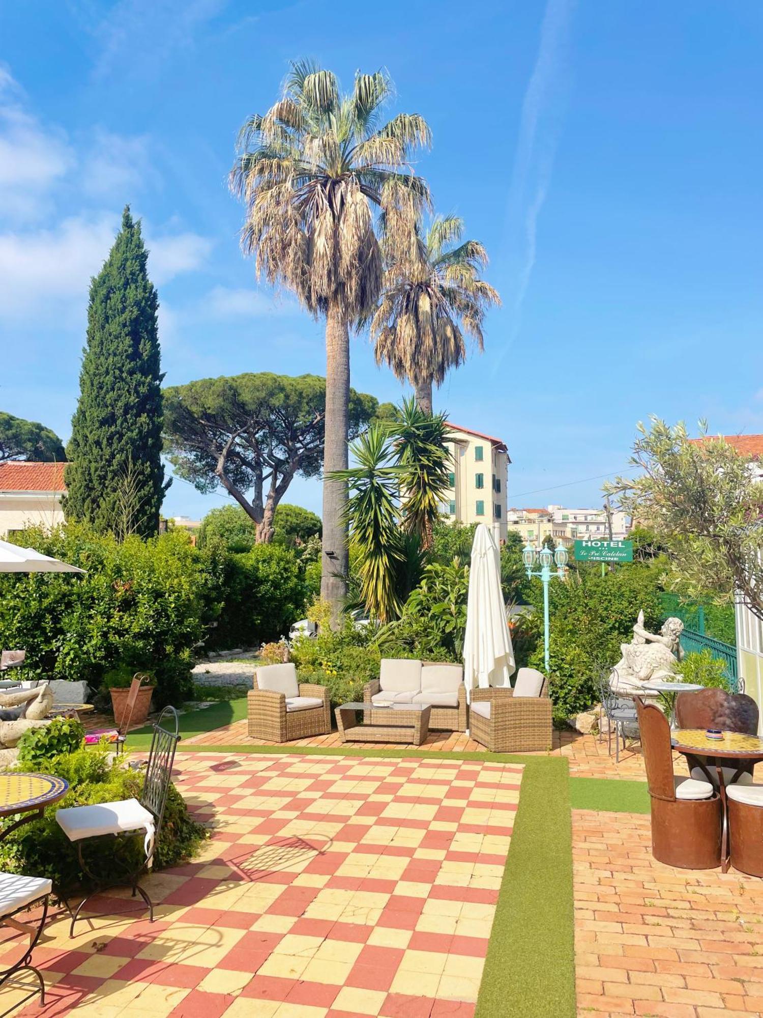 Hôtel Le Pré Catelan Juan-les-Pins Exterior foto